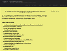Tablet Screenshot of handwashingexperts.com